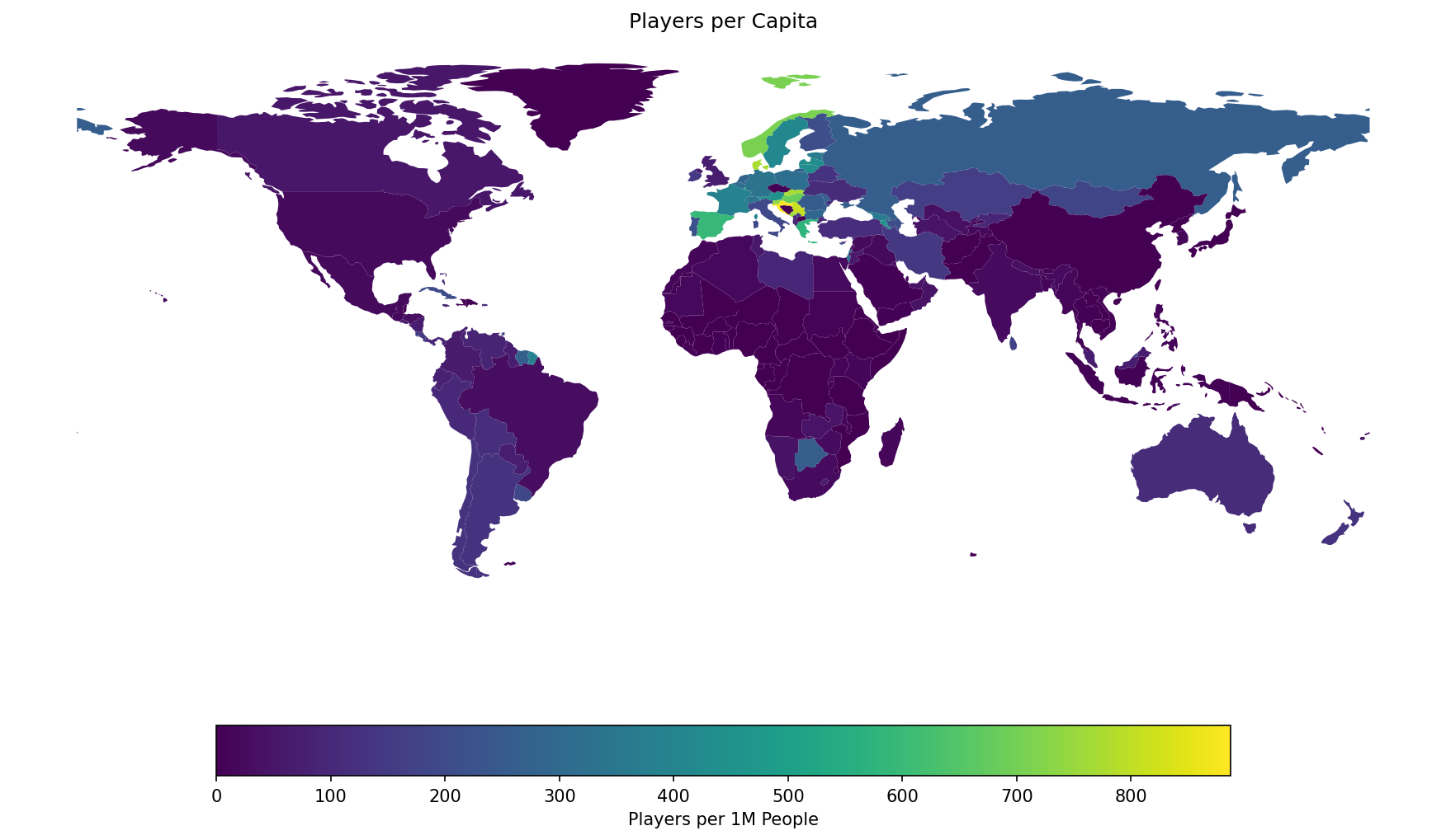 Players per capita map